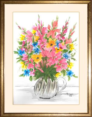 Klicken Sie hier, um das Album zu sehen: 004 Hoch Blumen Aquarelle von Rosmarie Legler