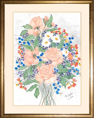 Klicken Sie hier, um das Album zu sehen: 004 Hoch Blumen Aquarelle von Rosmarie Legler